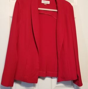 Red Calvin Klein Blazer